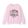 Joy to the World Crewneck Sweatshirt — Christmas Holiday Graphic Sweatshirt