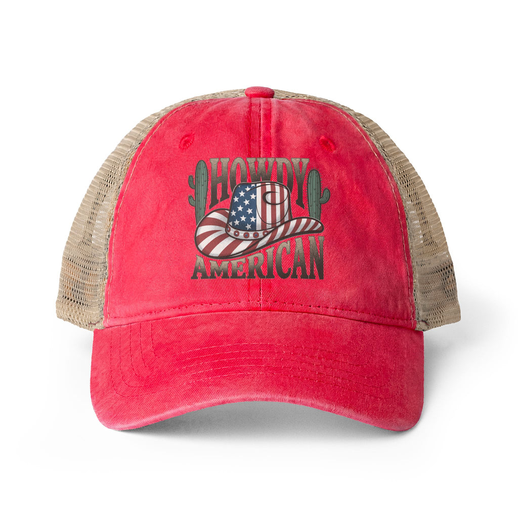 Women's Washed Mesh-Back Cap