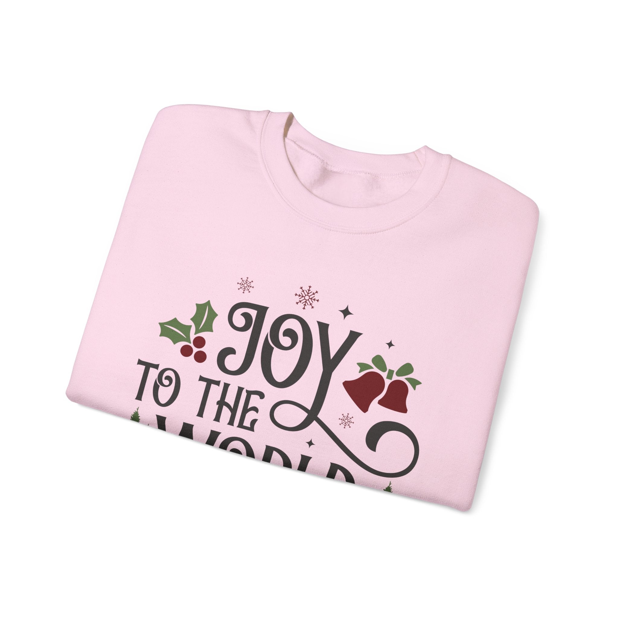 Joy to the World Crewneck Sweatshirt — Christmas Holiday Graphic Sweatshirt