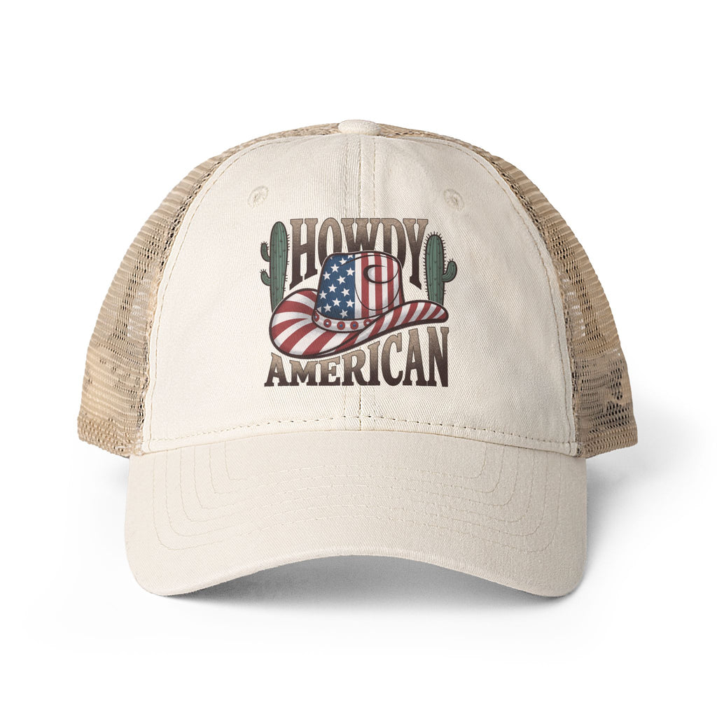 Women's Washed Mesh-Back Cap
